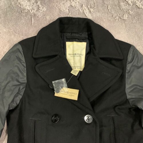 Denim & Supply Ralph Lauren Jacket Men's Coat Wool Nylon Black Size M - Picture 8 of 24