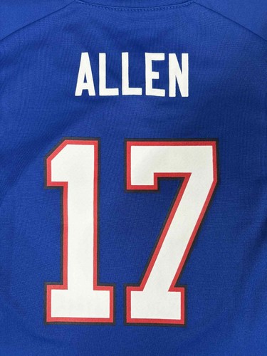 Buffalo Bills NFL Team Apparel Toddler "#17 Josh Allen" Jersey Shirt - Picture 4 of 6