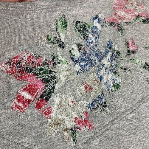 Lucky Brand Detailed Collar Sweater Women's Sz Sm - Picture 6 of 8