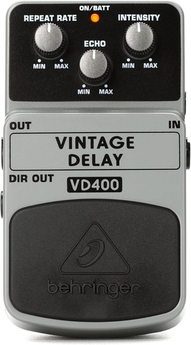 VINTAGE DELAY VD400 Vintage Analog Delay Effects Pedal, Grey - Picture 3 of 3
