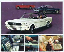 Ford 1966 Ford Mustang Brochure 20x30 inch poster