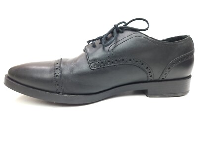 Cole Haan Grand OS Mens US 7 M Black Leather Cap Toe Brogue  display picture 2