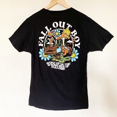 Fall Out Boy Wrong Side Of Paradise Black Tee Large