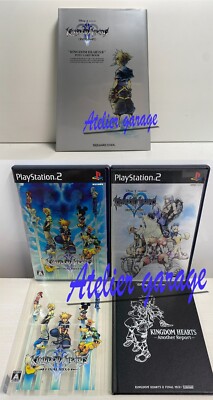 USED PS2 Limited Kingdom Hearts Final Mix 1&2+2+Another Report+1 4 Set Japanese