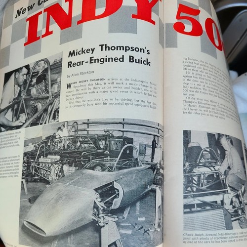 MOTOR TREND junio 1962 Rambler Mopar Offy Jets Enanos NASCAR NHRA Indy 500 Stude - Imagen 2 de 7