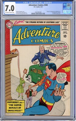 Adventure Comics #308 - DC 1963 Silver Age Issue - CGC FN/VF 7.0