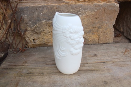 Vase AK Kaiser Porzellan Design M.Frey Blumen Relief 60er 70er Jahre - Bild 5 von 7