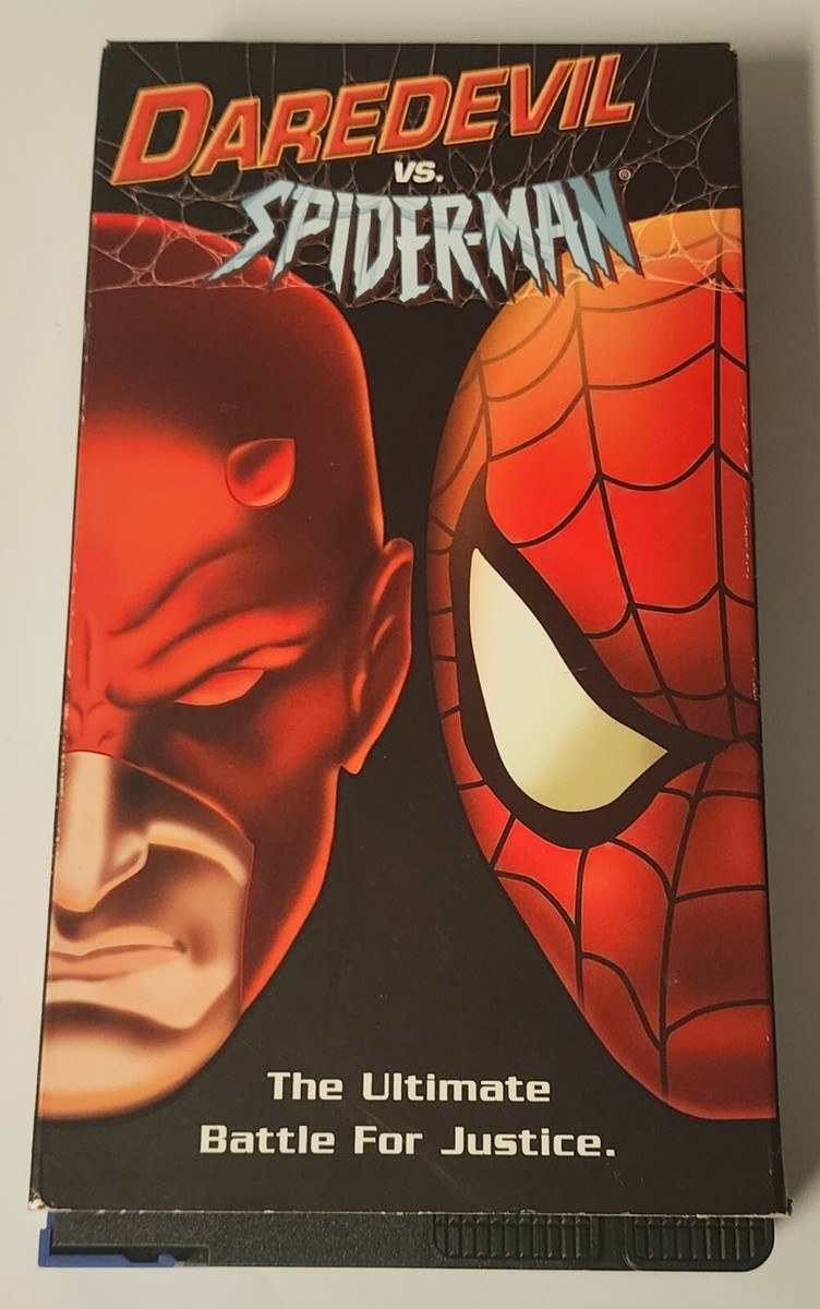 Daredevil VS Spider-Man VHS 2003 Marvel 786936203189| eBay