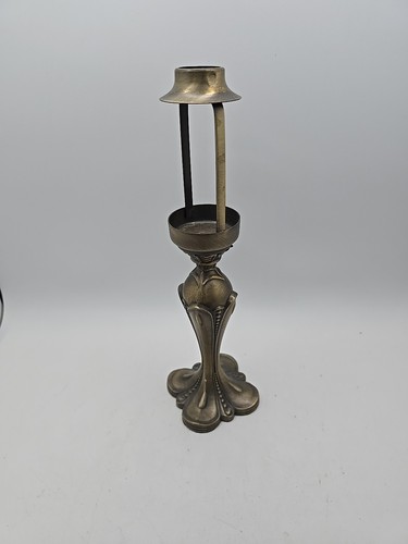 Partylite Tiffany Style Stained Glass Hydrangea Tealight Fairy Light Lamp 10.5" - Picture 6 of 13