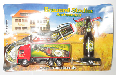 GRELL HO 1/87 TRUCK TRUCK TRAILER MERCEDES ACTROS BRAUREI STADTER BIERRE BEER