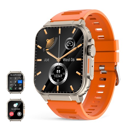 2,0" Smart Music Watch mit Pulsmesser & 600mAh Akku Unterstützung TWS - Bild 5 von 9
