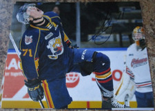 TYSON FOERSTER SIGNED 8X10 MATTE PHOTO PHILADELPHIA FLYERS BARRIE COLTS (A)