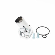 Sb Ford Water Neck Thermostat Housing Sbf 62-01 260 289 302 351w Mustang Chrome