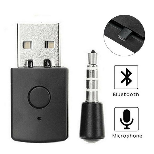 3.5mm Wireless Bluetooth 4.0 EDR USB Dongle Adapter for PS4 Headset Microphone - Afbeelding 12 van 16