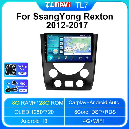 For SsangYong Rexton III 3 2012-2017 Android Auto Car Radio CarPlay GPS Screen - Picture 30 of 32