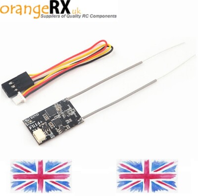 Fli14+ 2,4G AFHDS-2A IBUS Empfänger Telemetrie RSSI Flysky Turnigy Evolution - UK