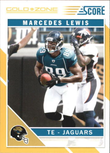 2011 Score Gold Zone Jacksonville Jaguars Fußballkarte #135 Marcedes Lewis - Bild 1 von 2