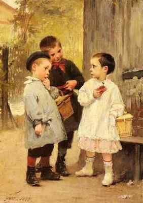 Geoffroy Henry Jules Geoffrey Give Me A Bite A4 Print