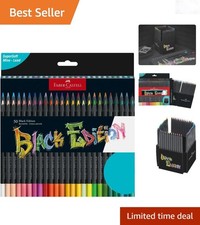 Faber-Castell Black Edition Colored Pencils 50 Vibrant, Eco-Friendly Artist...