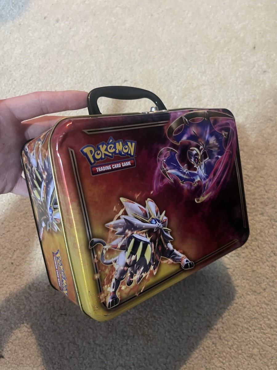 Pokemon Sun and Moon TCG Collectors Tin Lunchbox Chest 2017 Box