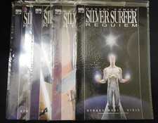 SILVER SURFER REQUIEM 1-4 MARVEL SET FUMETTO COMPLETO STRACZYNSKI RIBIC 2007 VF/NM