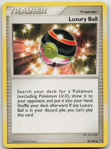 Luxury Ball 86/100 Stormfront Uncommon Trainer