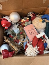 Christmas Ornament Decoration Mixed Lot Miscellaneous Holiday Decor 2lb