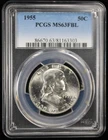 New Listing1955 Franklin Half Dollar 50c PCGS MS63 FBL