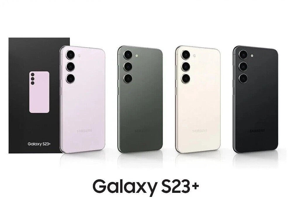Neu Samsung Galaxy S23+ Plus 5G SM-S916U 256GB 50MP 8K Ohne Vertrag Smartphone