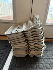 Lot of 15 Empty Egg Cartons used pulp paper 12 Count clean. 180 eggs