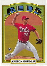 2021 Topps Heritage High Number #610 Ashton Goudeau Cincinnati Reds Rookie