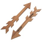 2 Pcs Garden Mailbox Decoration Arrow Wall Art Decorative Hanging