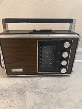 Vintage Admiral AM/FM Radio Electric PRM 1137 Battery Electric Tested Works