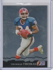 Thurman Thomas 2025 Pro Set Metal #RB-97 Silver Refractor /49     A82