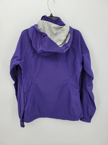 REI Jacket Womens XS Purple Zip Up Hooded Rain Jacket Lightweight Outerwear - Picture 2 of 10