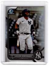 Jasson Dominguez 2022 Bowman Draft Chrome Refractor Parallel Card #BDC-75