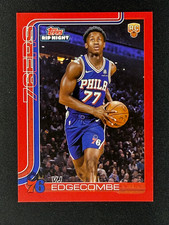 2025 Topps Rip Night Hobby Rip Night Red VJ Edgecombe RC #BK23 76ers