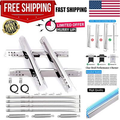 #ad Replacement Parts for Charbroil Performance 4 Burner Grill 463342119 4633327... $67.99