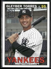 2021 Topps #70YT-17 Gleyber Torres 70 Years of Topps Baseball (Series 1)