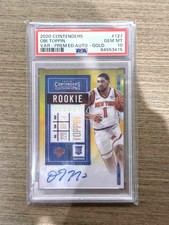 2020 Contenders Obi Toppin The Finals Ticket Auto RC /10 POP1 AUTO-GOLD PSA 10