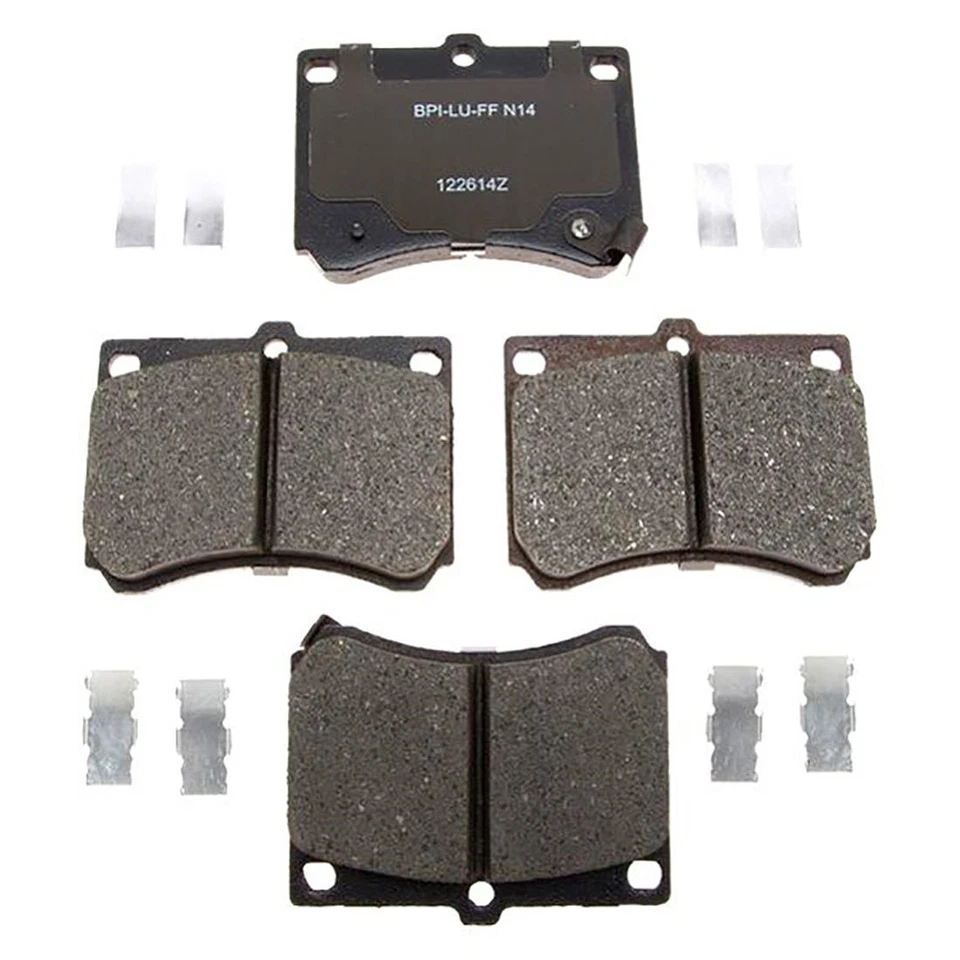 Rotores de freno delanteros traseros y pastillas de freno de cerámica para Ford Escort 1998 - Raybestos Foto 2 de 4