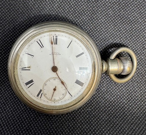 Antique P.S. Bartlett Waltham Hunter/Railroad Pocket Watch - Picture 2 of 8
