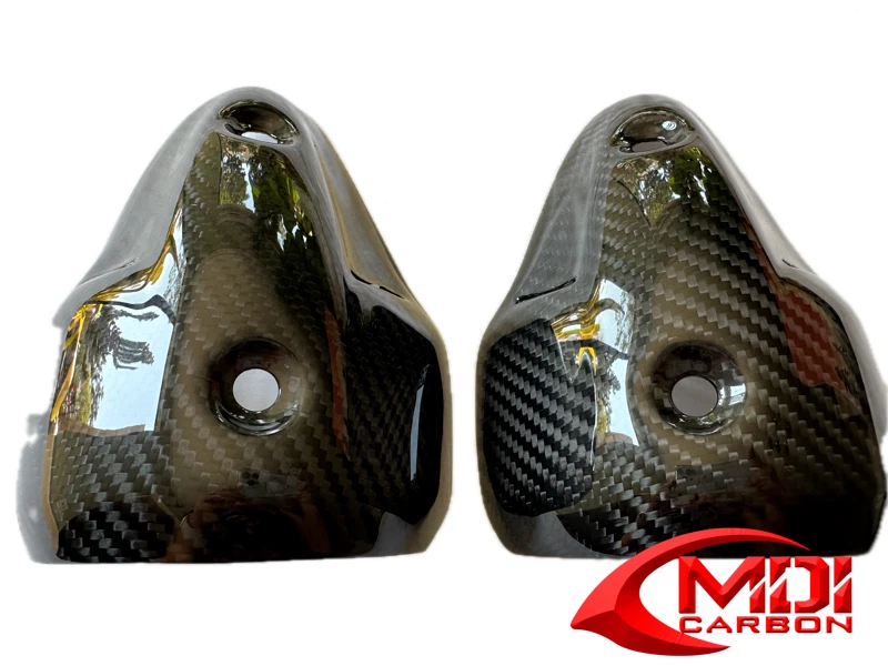 PROTETORES SILENCIADOR DE FIBRA DE CARBONO DUCATI MONSTER 696 796 1100/S protetores de exaustão - Imagem 2 de 4