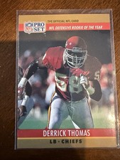 Derrick Thomas 1990 NFL Pro Set Chiefs Defensive Rookie of the Year #6