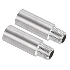 Shower Head Extension Arm, 2 Pack 304 Stainless Steel G1/4 Male to Female 50mm