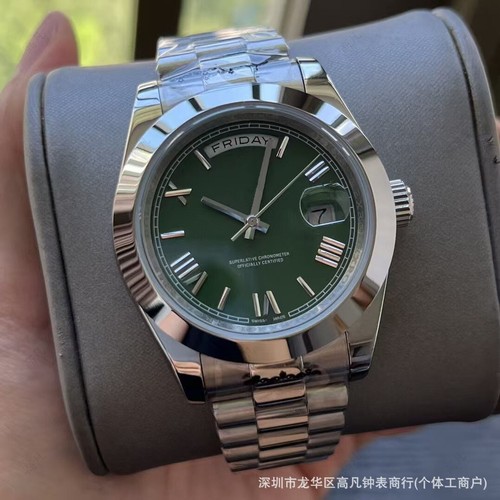 Orologio Uomo Meccanico Automatico Display Settimana Doppio Calendario - Foto 11 di 17