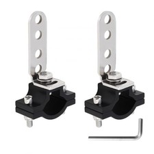 Windance 2pcs Light Bar Bracket Tube Clamp Mount Handlebar Front Fork Bumper