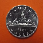 1950 CANADA Silver Dollar BU Cond -
