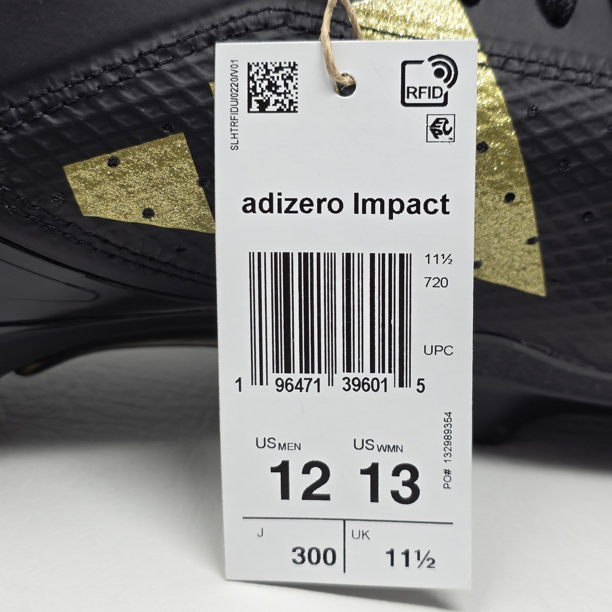 adidas Adizero Impact Football Cleats Men Size 12 Black Athletic Shoe IF2486 New Adidas Adizero Impact Football Cleats Mens Sz | Mercari main image 2