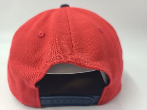 Boston Red Sox American League 47 Brand Snapback Hat Cap Wool Blend MLB Red Blue - Picture 7 of 12